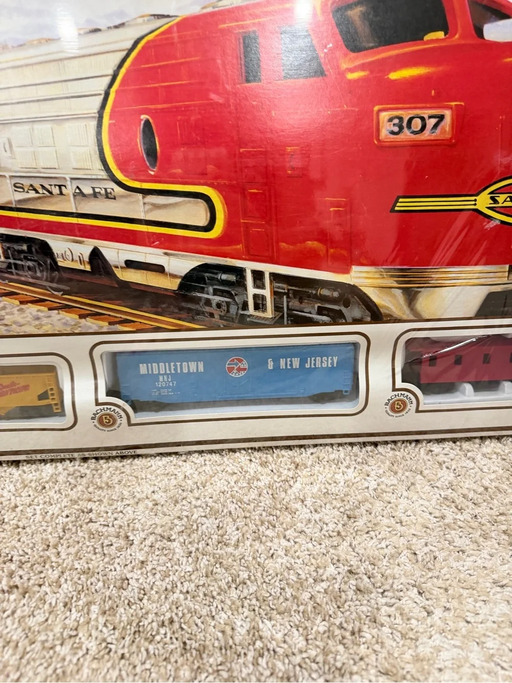 Vintage Bachmann HO Scale Thunder Chief Electric Train Set New King Of The Rail